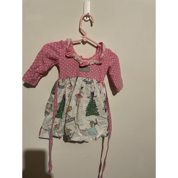 Eleanor‎ Rose Dress Girls Kids Size 12 Month Nutcracker Christmas Ruffle Casual - Picture 3 of 5